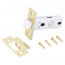 Защелка дверная L45-8-R18 SN овальная планка 