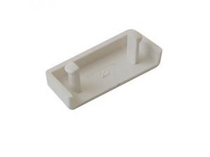 Заглушка Bauset водоотводящего канала, белая