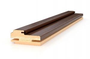 Коробка с уплотнителем (Шпон файн-лайн) 2100*75*35мм  (1 шт)