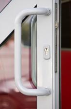 Дверь входная ПВХ офисная скоба 800 мм