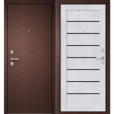 Дверь металлическая Гарда Муар Царга цвет темный кипарис